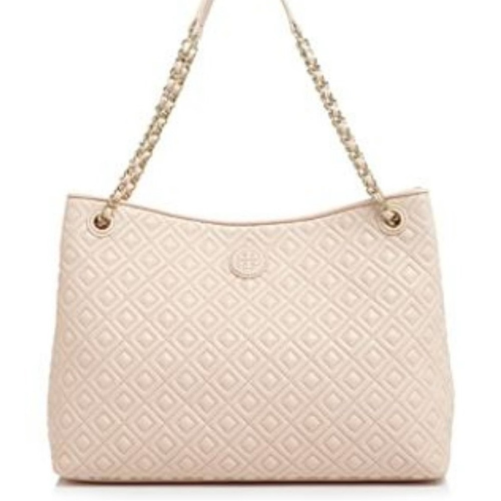 Tory Burch Pink Quilted Tote